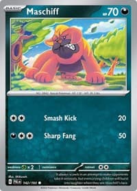 Maschiff - SV02: Paldea Evolved - Pokemon card
