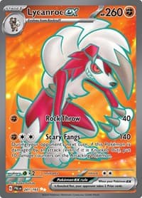 Lycanroc ex - SV02: Paldea Evolved - Pokemon card