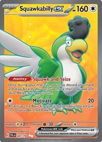 Squawkabilly ex - SV02: Paldea Evolved - Pokemon card