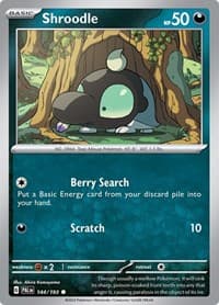 Shroodle - SV02: Paldea Evolved - Pokemon card
