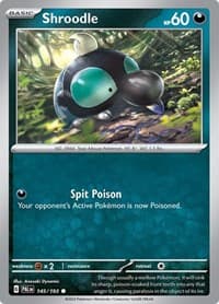 Shroodle - SV02: Paldea Evolved - Pokemon card
