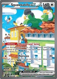 Squawkabilly ex - SV02: Paldea Evolved - Pokemon card