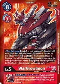 WarGrowlmon (Tamer Party -Special-) - Across Time - Digimon Card Game card