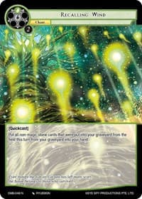 Recalling Wind - Crimson Moon's Battleground - Force of Will card