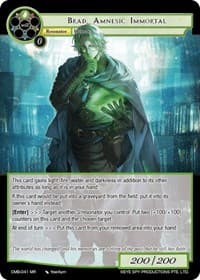 Brad, Amnesic Immortal - Crimson Moon's Battleground - Force of Will card