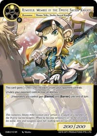 Rumsfeld, Member of the Twelve Sacred Knights - Crimson Moon's Battleground - Force of Will card