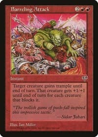 Barreling Attack - Mirage - Magic: The Gathering card