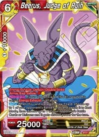 Beerus, Judge of Ruin - Wild Resurgence - Dragon Ball Super: Masters card