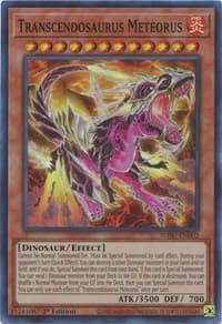 Transcendosaurus Meteorus - Wild Survivors - YuGiOh card