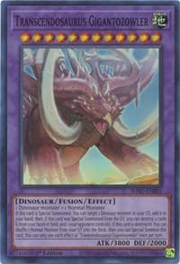 Transcendosaurus Gigantozowler - Wild Survivors - YuGiOh card