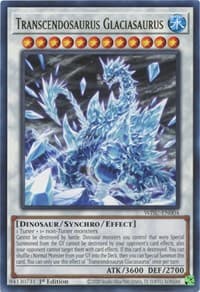 Transcendosaurus Glaciasaurus - Wild Survivors - YuGiOh card