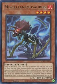 Miscellaneousaurus - Wild Survivors - YuGiOh card
