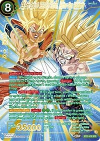 SS Son Goku & SS2 Son Gohan, Father-Son Solidarity (SPR) - Wild Resurgence - Dragon Ball Super: Masters card