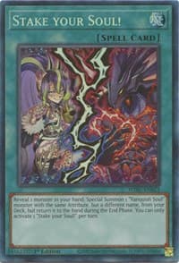 Stake your Soul! (CR) - Wild Survivors - YuGiOh card