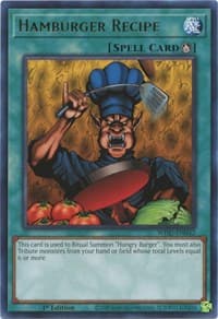 Hamburger Recipe - Wild Survivors - YuGiOh card