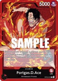 Portgas.D.Ace - Pillars of Strength - One Piece Card Game card