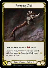 Romping Club (Golden) - FAB095 - Flesh and Blood: Promo Cards - Flesh and Blood TCG card