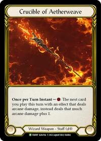Crucible of Aetherweave (Golden) - FAB097 - Flesh and Blood: Promo Cards - Flesh and Blood TCG card