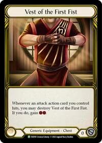 Vest of the First Fist (Golden) - FAB100 - Flesh and Blood: Promo Cards - Flesh and Blood TCG card