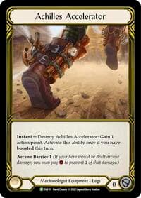 Achilles Accelerator (Golden) - FAB101 - Flesh and Blood: Promo Cards - Flesh and Blood TCG card