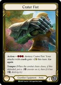 Crater Fist (Golden) - FAB107 - Flesh and Blood: Promo Cards - Flesh and Blood TCG card