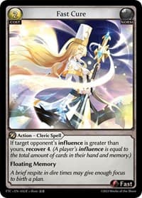 Fast Cure - Fractured Crown - Grand Archive TCG card