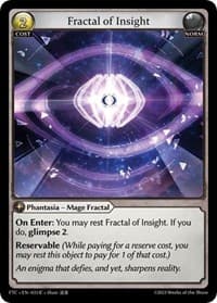 Fractal of Insight - Fractured Crown - Grand Archive TCG card