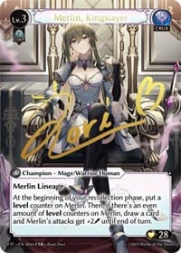 Merlin, Kingslayer (A) (CSR) - Fractured Crown - Grand Archive TCG card