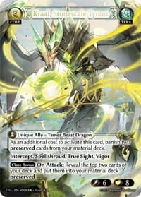 Kraal, Stonescale Tyrant (CSR) - Fractured Crown - Grand Archive TCG card