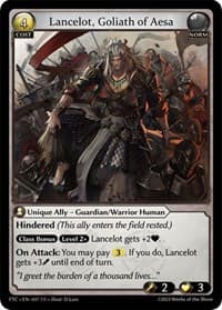 Lancelot, Goliath of Aesa - Fractured Crown - Grand Archive TCG card