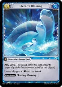 Ocean's Blessing - Fractured Crown - Grand Archive TCG card