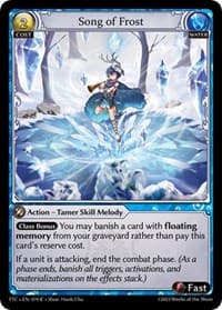 Song of Frost - Fractured Crown - Grand Archive TCG card