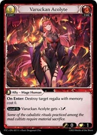 Varuckan Acolyte - Fractured Crown - Grand Archive TCG card