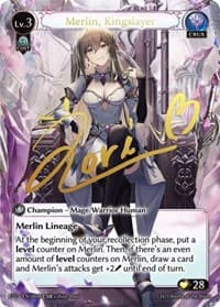 Merlin, Kingslayer (B) (CSR) - Fractured Crown - Grand Archive TCG card
