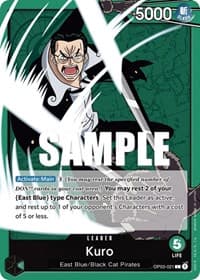 Kuro - Pillars of Strength - One Piece Card Game card
