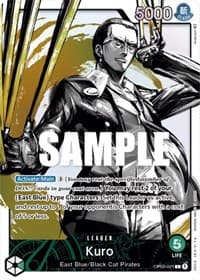 Kuro (Alternate Art) - Pillars of Strength - One Piece Card Game card