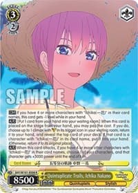 Quintuplicate Trails, Ichika Nakano - The Quintessential Quintuplets Movie - Weiss Schwarz card