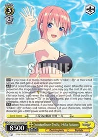 Quintuplicate Trails, Ichika Nakano (SR) - The Quintessential Quintuplets Movie - Weiss Schwarz card