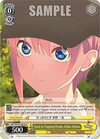 Good at Trapping People, Ichika Nakano - The Quintessential Quintuplets Movie - Weiss Schwarz card