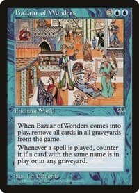 Bazaar of Wonders - Mirage - Magic: The Gathering card