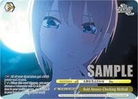 Bold Answer-Checking Method (OFR) - The Quintessential Quintuplets Movie - Weiss Schwarz card