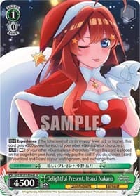 Delightful Present, Itsuki Nakano (SR) - The Quintessential Quintuplets Movie - Weiss Schwarz card