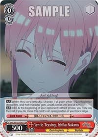 Gentle Teasing, Ichika Nakano (SR) - The Quintessential Quintuplets Movie - Weiss Schwarz card