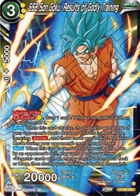 SSB Son Goku, Results of Godly Training - Promotion Cards - Dragon Ball Super: Masters card