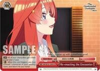 Re-enacting the Encounter - The Quintessential Quintuplets Movie - Weiss Schwarz card