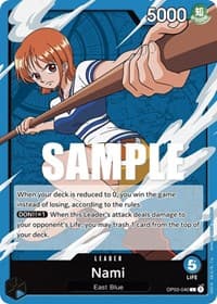 Nami (040) - Pillars of Strength - One Piece Card Game card