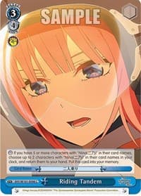 Riding Tandem - The Quintessential Quintuplets Movie - Weiss Schwarz card