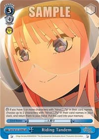 Riding Tandem (SR) - The Quintessential Quintuplets Movie - Weiss Schwarz card