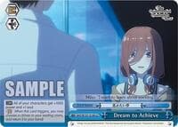 Dream to Achieve - The Quintessential Quintuplets Movie - Weiss Schwarz card
