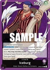 Iceburg - Pillars of Strength - One Piece Card Game card